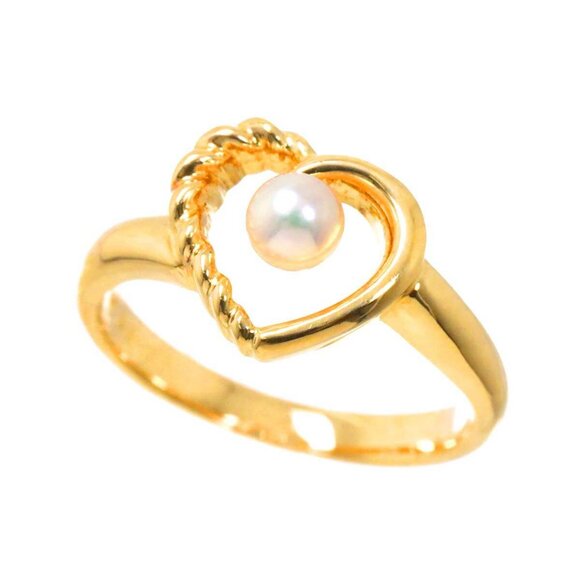 TASAKI Akoya Pearl 4.0mm Ring 18K YG 750 Size4.75-5(US) 90257661